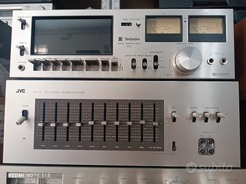 Equalizzatore JVC SEA-50 & Piastra Technics RS-615
