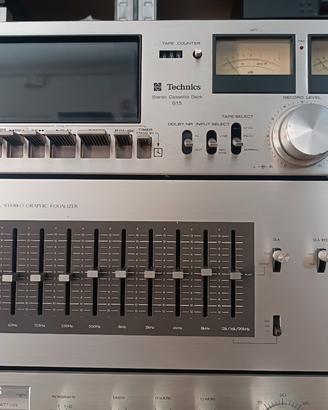 Equalizzatore JVC SEA-50 & Piastra Technics RS-615