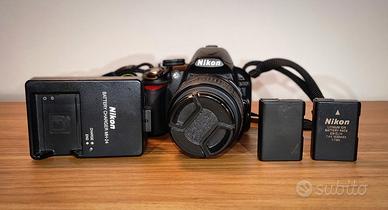 Nikon D3100+obbiettivo 18-55 mm