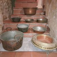 Paiolo Calderone Pentola Ruoto Pentole Rame