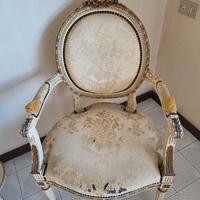 poltroncine e tavolino  stile veneziano