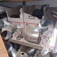 Tubi raccordi e diffusori per stufe a legna