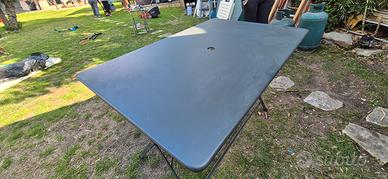 tavolo in ferro richiudibile 120 x 75