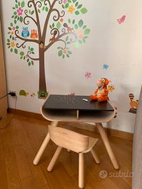 Scrivania con lavagna e sediolina PlayToys
