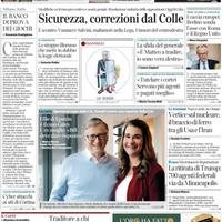 Corriere della Sera del 5 febbraio 2026