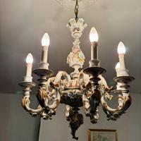 Lampadario capodimonte e cupola