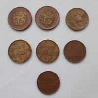 Monete Repubblica Ceca 1962 - 2007