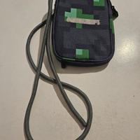 Borsello Minecraft pixelato