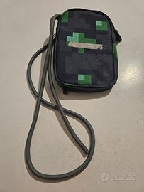 Borsello Minecraft pixelato