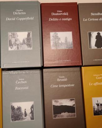 8 Libri "I Grandi Classici dell'Ottocento"