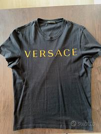 T-shirt Maglia Versace con logo