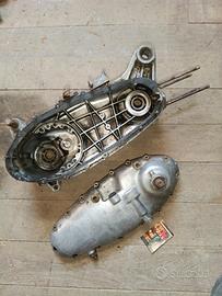 coppia carter lambretta li 150 1° serie motore