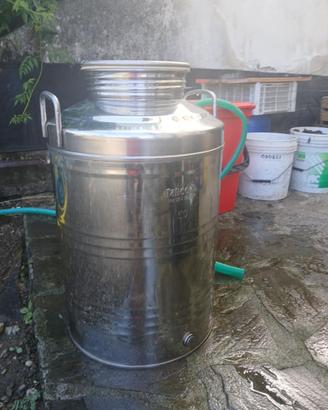 FUSTO ACCIAIO OLIO 50 LITRI