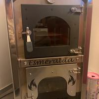 Stufa a legna con forno