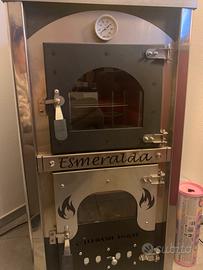 Stufa a legna con forno