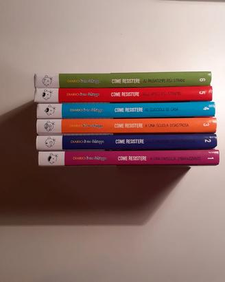 Lotto 6 libri Diario di una Schiappa