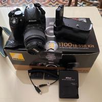Fotocamera Nikon d3100 motorizzata