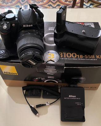 Fotocamera Nikon d3100 motorizzata