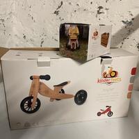 Bici legno Kinderfeet “Tiny Tot” con cestino