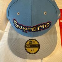 Supreme Gonz Logo New Era Light Blue 7 3/4