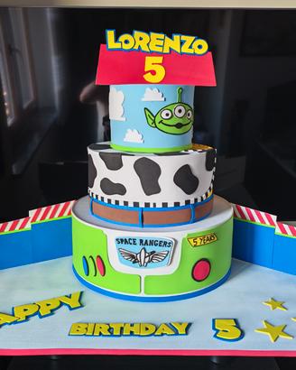 Torta scenografica Toy Story per compleanno