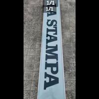 INSEGNA LUMINOSA MONOFACCIALE " LA STAMPA"