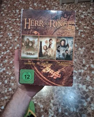 Trilogia dvd signore degli anelli edizione tedesca