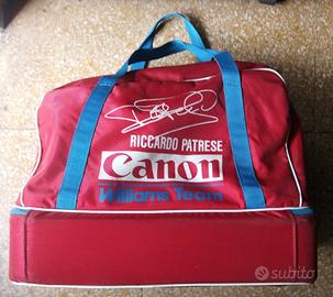 Riccardo Patrese borsone Williams team Formula 1