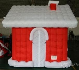 Casa babbo natale gonfiabile 