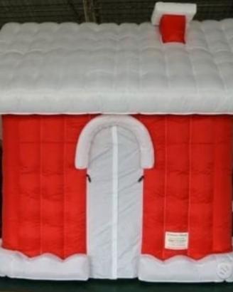 Casa babbo natale gonfiabile 