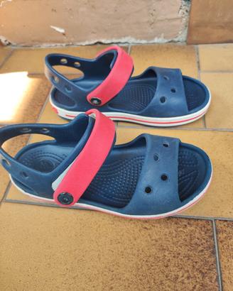Crocs blu bambino
