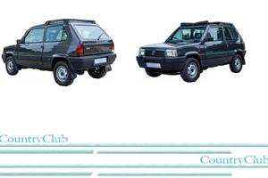 ADESIVI FIAT PANDA COUNTRY CLUB PANDA 4X4 PRIMA SE