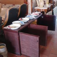 Madia etnica legno abete Douglas misure 77x182 