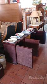 Madia etnica legno abete Douglas misure 77x182 