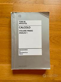 Calcolo, Volume Primo – Analisi 1