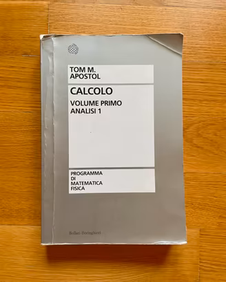 Calcolo, Volume Primo – Analisi 1