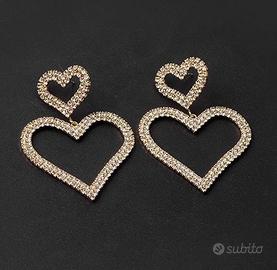 Orecchini Pendenti con Strass