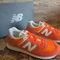 New balance 574 arancio fluo nuove😍