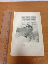 Illustrazione antica Promessi Sposi Carlo Chiostri