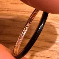 Anello nero Pandora Me