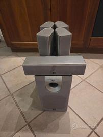 Sistema Home Cinema 5.1 Yamaha -RX-V340RDS e casse