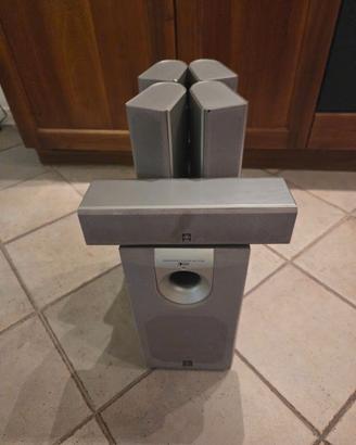 Sistema Home Cinema 5.1 Yamaha -RX-V340RDS e casse