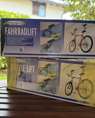 Porta bici da soffitto