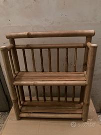 Mensola scaffale in bambù