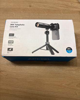 Super Teleobiettivo 30x per smartphone apexel