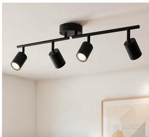 Gratec Faretti da soffitto Orientabili 4 luci GU10
