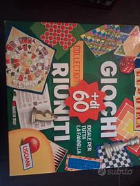 scatola giochi vari per la famiglia