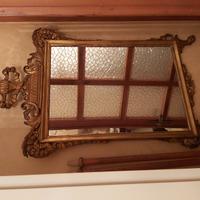 Specchiera dorata vintage