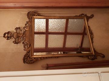 Specchiera dorata vintage