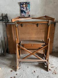 Tecnigrafo professionale vintage in legno